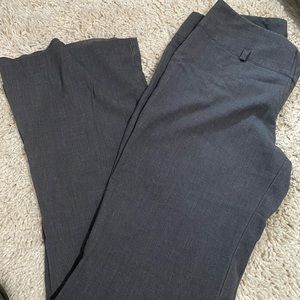 Gray Boot Cut Dress Pants